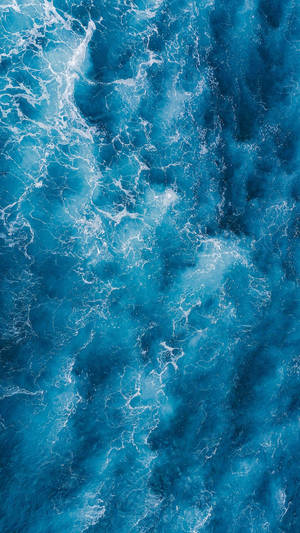 The Beautiful Blue Waves Of Android. Wallpaper