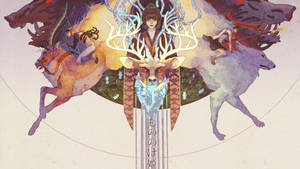 The Beautiful Princess Mononoke Of Studio Ghibli Wallpaper