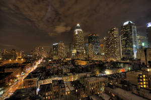 The Beauty Of A Night Skyline In New York City Wallpaper