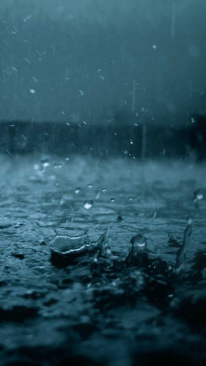 The Beauty Of A Wet, Rainy Day, Seen Through The Lens Of An Iphone. Wallpaper