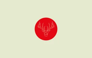 The Beauty Of Minimalist Art Of A Deer Wallpaper