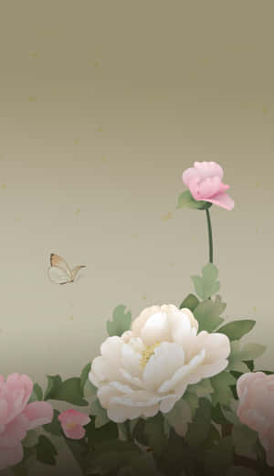 The Beauty Of Peonies In The Palm Of Your Hand Wallpaper