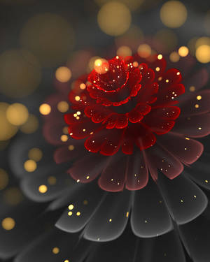 The Best Hd Phone Translucent Flower Bokeh Lights Wallpaper