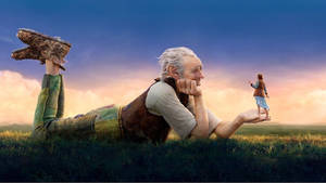 The Bfg Laying Down Wallpaper