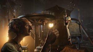 The Bfg Talking To Sophie Wallpaper