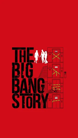 The Big Bang Theory Elevator Illustration Wallpaper