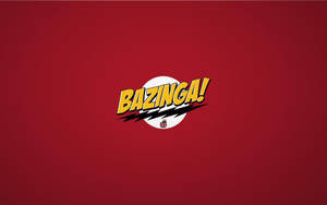 The Big Bang Theory Red Bazinga Wallpaper