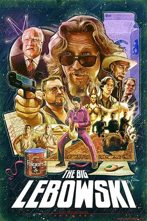 The Big Lebowski Vector Illustration Art Wallpaper