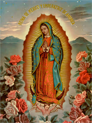 The Blessings Of Mother Mary Wallpaper