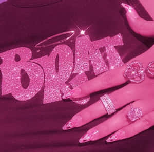 The Bold And Daring Look Of The Pink Bad Girl Wallpaper