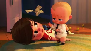 The Boss Baby Stack Of Cash Wallpaper