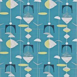 The Bright Colors Of Vintage 60s Wallpaper