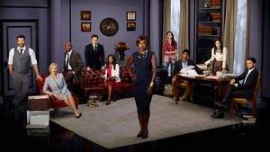 The Cast Of How To Get Away With Murder Season 1 Wallpaper