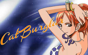 The Cat Burglar Nami One Piece Desktop Wallpaper