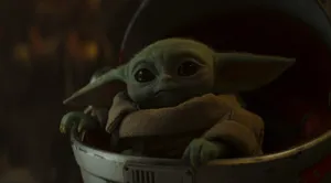 The Child A.k.a. 'baby Yoda' With Faith, Fear, And Trust In Mando. Wallpaper