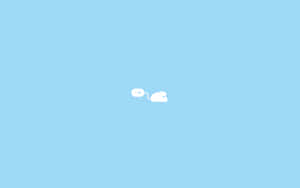 The Clean And Tranquil Blue Of A Minimalist Landscape. Wallpaper