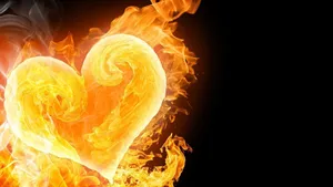 The Cool Fire Of Life Wallpaper