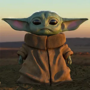 The Cutest Baby Yoda! Wallpaper