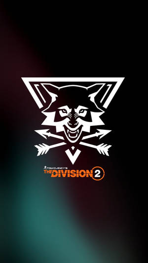 The Division 2 Logo On A Dark Background Wallpaper