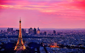 The Eiffel Tower In Paris, The Ultimate Symbol Of Love And Romance Wallpaper