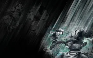 The Elric Brothers Remember Their Past In Fullmetal Alchemist Wallpaper