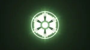 The Empire's Iconic Logo From The Star Wars Movies Wallpaper