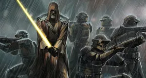 The Epic Battle Of The Millennium - Coolest Star Wars Wallpaper