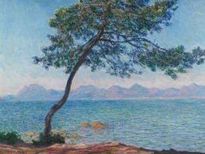 The Esterel Mountains By Claude Monet Wallpaper