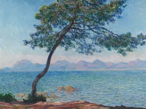 The Esterel Mountains By Claude Monet Wallpaper