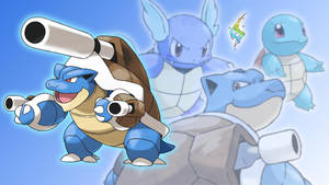 The Evolution Of Blastoise Wallpaper