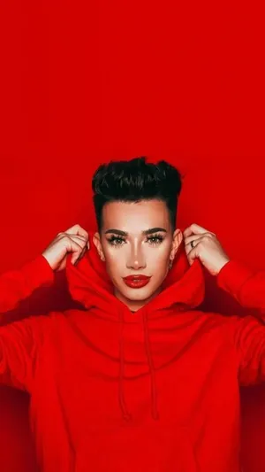 The Fabulous James Charles Poses For The Camera Wallpaper