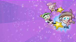 The Fairly Oddparents Purple Background Wallpaper