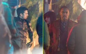 The Falcon And The Winter Soldier Actors Wallpaper