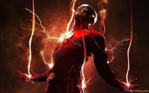 The Fastest Man Alive In Action Wallpaper