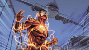 The Flash 4k Comic Graphic Wallpaper