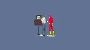 The Flash And The Flash Hd Wallpaper Wallpaper