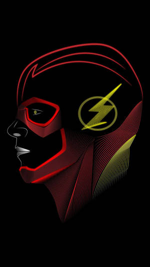 The Flash Iphone Side View Wallpaper