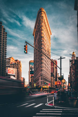 The Flatiron Building In Madison Wallpaper