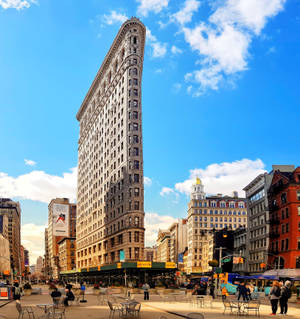 The Flatiron Building In Madison Wallpaper