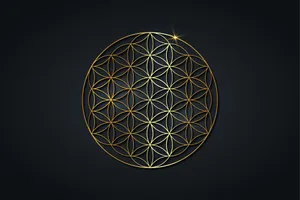 'the Flower Of Life Symbol - Representing Power, Balance And Beauty' Wallpaper