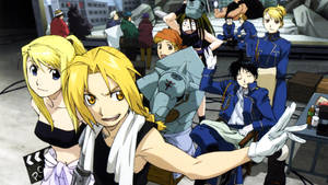 The Fullmetal Alchemist Brotherhood Cast Wallpaper