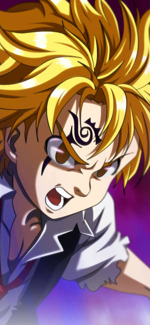 The Furious Meliodas Of The Seven Deadly Sins Wallpaper