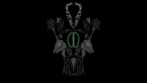 The Furry Demon Symbol Wallpaper