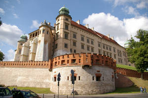 The Gates Of Wawel Royal Castle In Krakow Poland Wallpaper