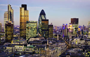 The Gherkin London Skyline Wallpaper