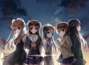 The Girls Of Anohana Wallpaper