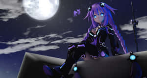 The Goddess Neptune From Hyperdimension Neptunia Wallpaper