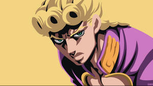 The Golden Heart Of Giorno Giovanna Wallpaper