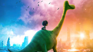 The Good Dinosaur Colorful Surroundings Wallpaper