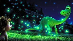 The Good Dinosaur Firefly Scene Wallpaper